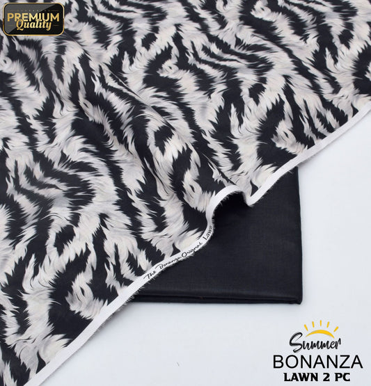 Bonanza Digital Lawn 2-Piece Un-stiched