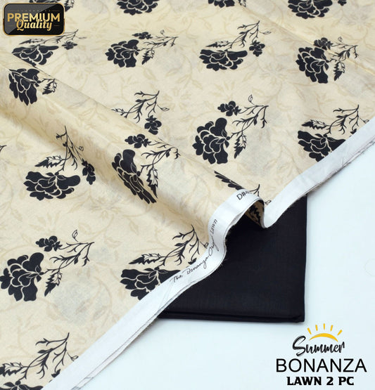 Bonanza Digital Lawn 2-Piece Un-stiched