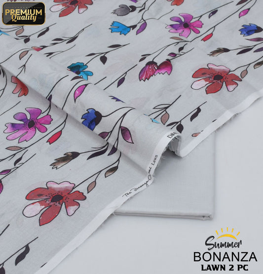 Bonanza Digital Lawn 2-Piece Un-stiched