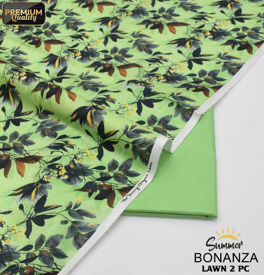 Bonanza Digital Lawn 2-Piece Un-stiched