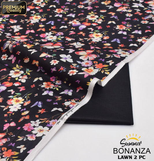Bonanza Digital Lawn 2-Piece Un-stiched