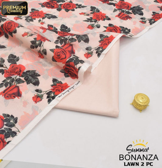 Bonanza Digital Lawn 2-Piece Un-stiched