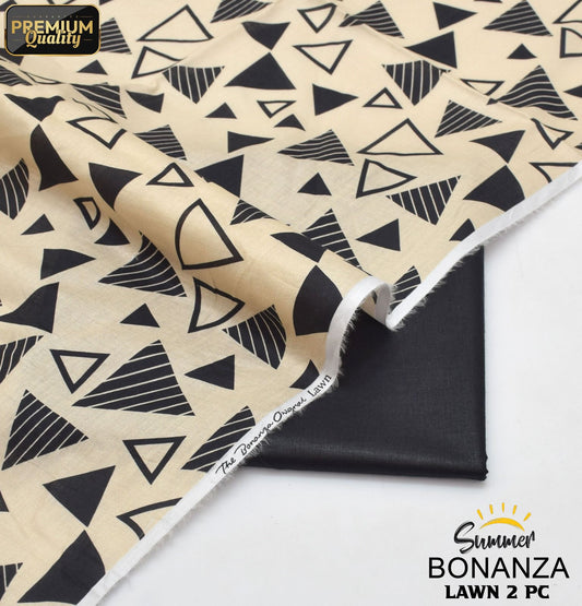 Bonanza Digital Lawn 2-Piece Un-stiched