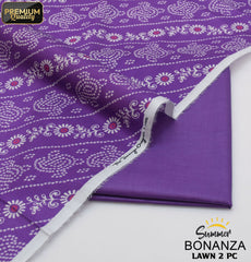 Bonanza Digital Lawn 2-Piece Un-stiched