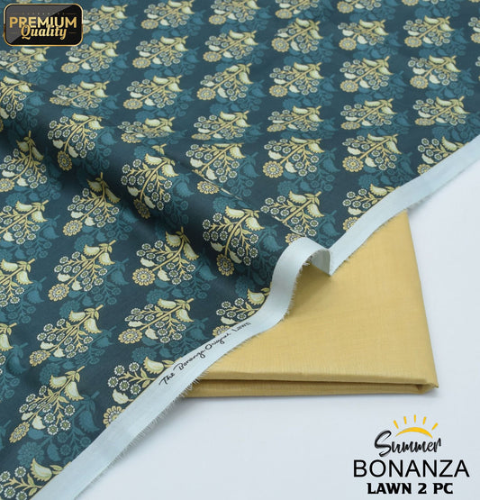 Bonanza Digital Lawn 2-Piece Un-stiched