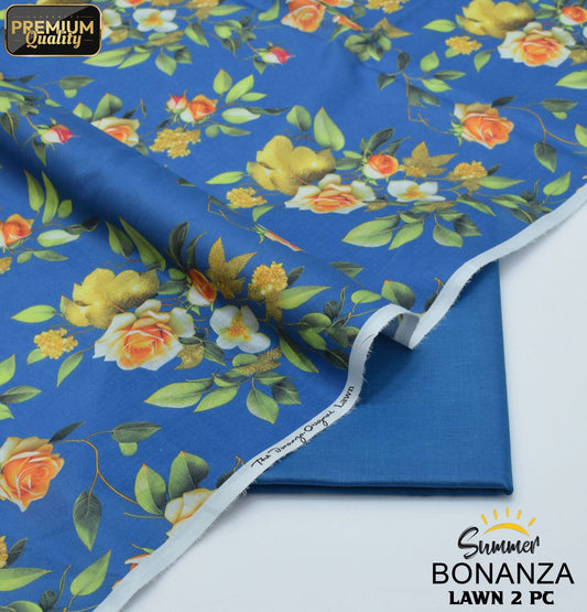 Bonanza Digital Lawn 2-Piece Un-stiched
