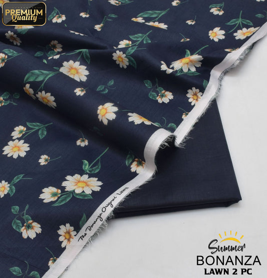 Bonanza Digital Lawn 2-Piece Un-stiched