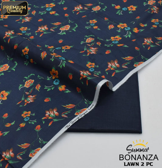 Bonanza Digital Lawn 2-Piece Un-stiched