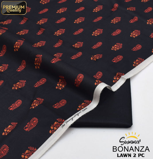 Bonanza Digital Lawn 2-Piece Un-stiched