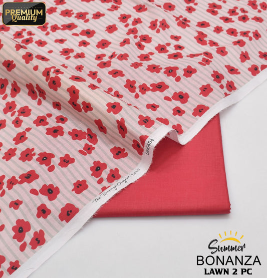 Bonanza Digital Lawn 2-Piece Un-stiched