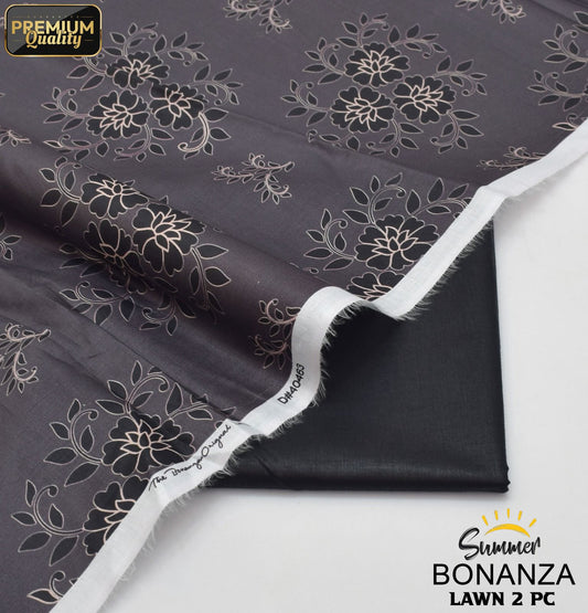 Bonanza Digital Lawn 2-Piece Un-stiched