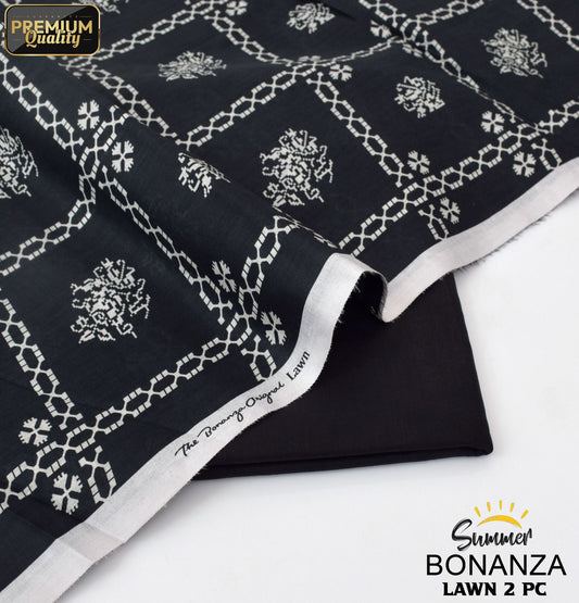 Bonanza Digital Lawn 2-Piece Un-stiched