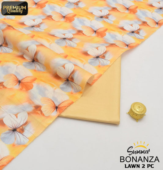 Bonanza Digital Lawn 2-Piece Un-stiched
