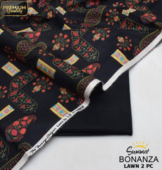 Bonanza Digital Lawn 2-Piece Un-stiched