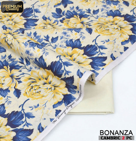 Bonanza Digital Lawn 2-Piece Un-stiched
