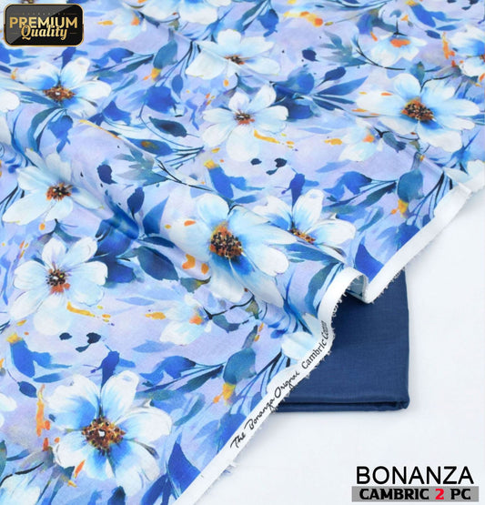 Bonanza Digital Lawn 2-Piece Un-stiched