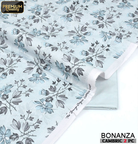 Bonanza Digital Lawn 2-Piece Un-stiched