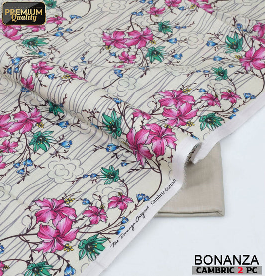 Bonanza Digital Lawn 2-Piece Un-stiched