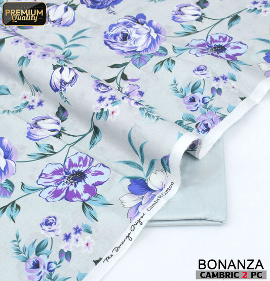 Bonanza Digital Lawn 2-Piece Un-stiched