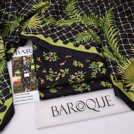 Baroque lawn 3-Piece Un-stiched