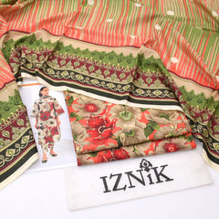 Iznik lawn 3-Piece Un-stiche