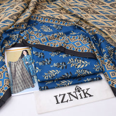 Iznik lawn 3-Piece Un-stiched