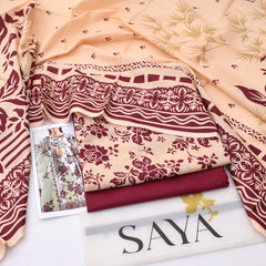 Saya lawn 3-Piece Un-stiche