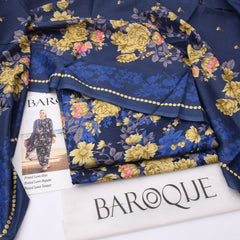 Baroque lawn 3-Piece Un-stiched