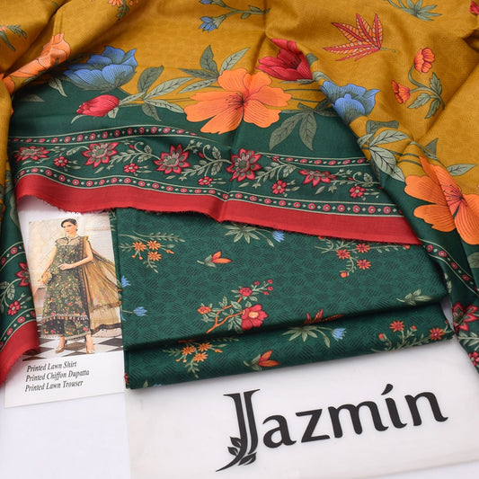 Jazmin lawn 3-Piece Un-stiched