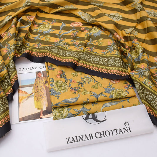 Zainab Chottani lawn 3-Piece Un-stiched
