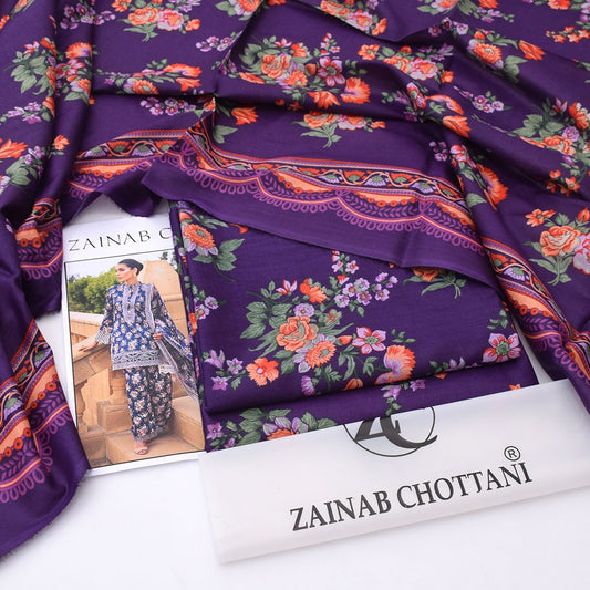 Zainab Chottani  lawn 3-Piece Un-stiched
