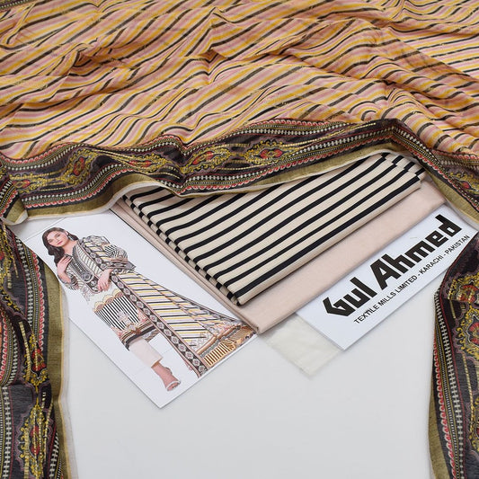 Gul Ahmed lawn 3-Piece Un-stiched