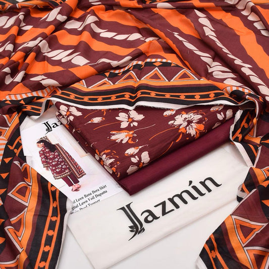 Jazmin lawn 3-Piece Un-stiched