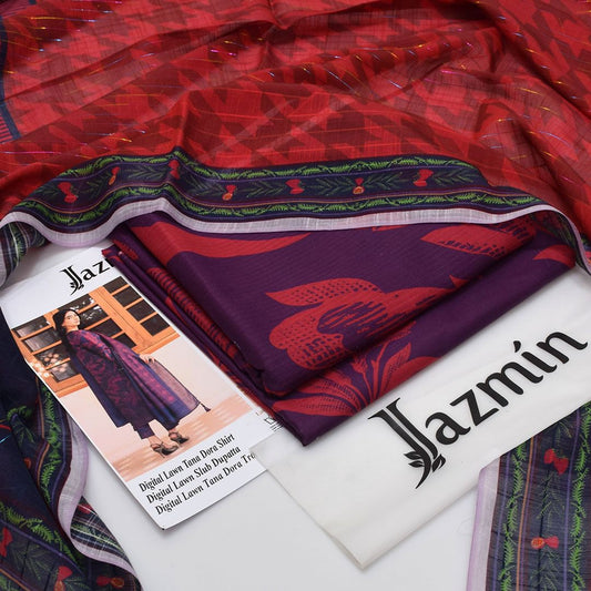 Jazmin lawn 3-Piece Un-stiched