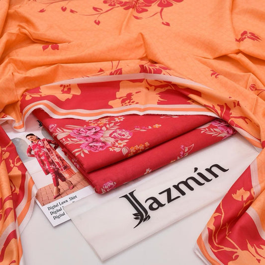 Jizmin lawn 3-Piece Un-stiched