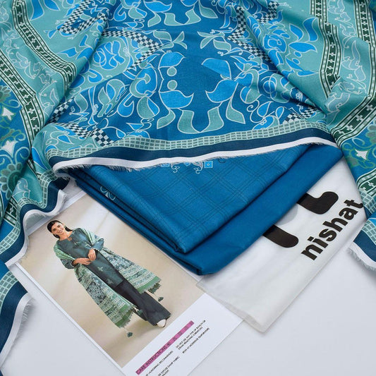Nishat lawn 3-Piece Un-stiched