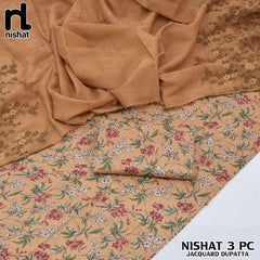 Nishat lawn 3-Piece Un-stiched