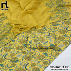 Nishat lawn 3-Piece Un-stiched