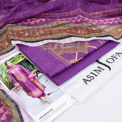 Asim Jofa lawn 3-Piece Un-stiched