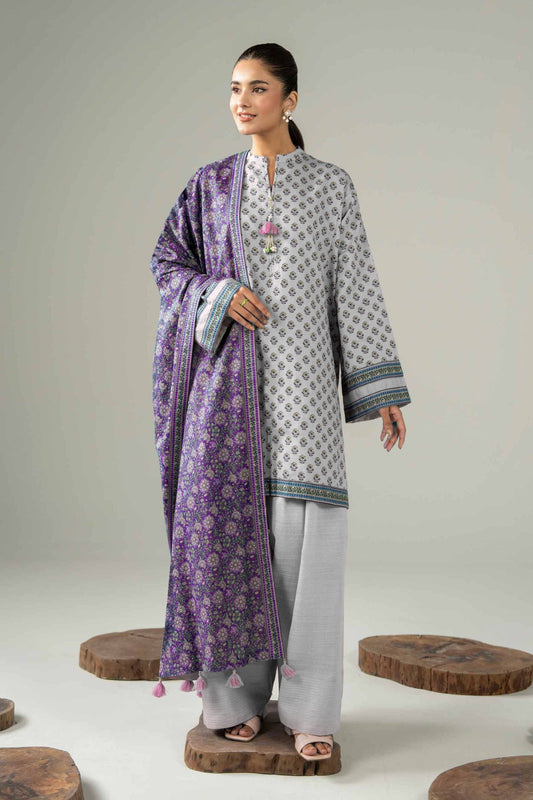 Nishat Printed Lawn 3-Piece Un-Stiched