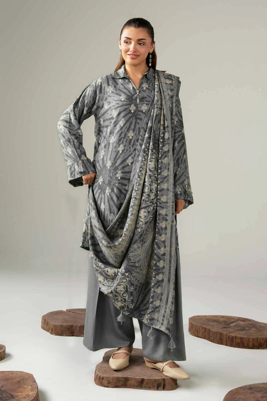 Nishat Printed Lawn 3-Piece Un-Stiched