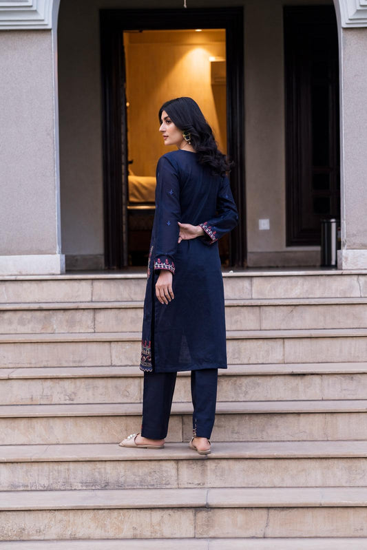 Lawn Embroidered 2-Piece Un-Stiched Suit By Noura