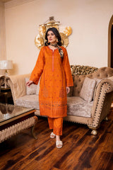 Lawn Embroidered 2-Piece Un-Stiched Suit By Noura