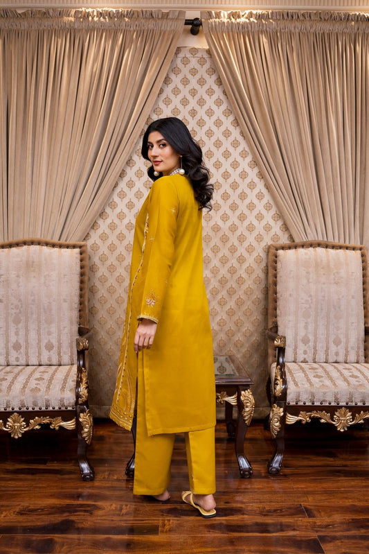 Lawn Embroidered 2-Piece Un-Stiched Suit By Noura