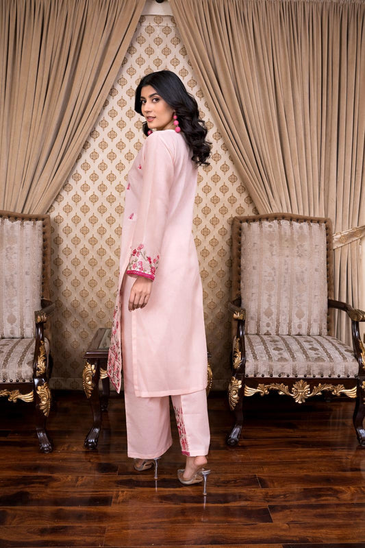 Lawn Embroidered 2-Piece Un-Stiched Suit By Noura