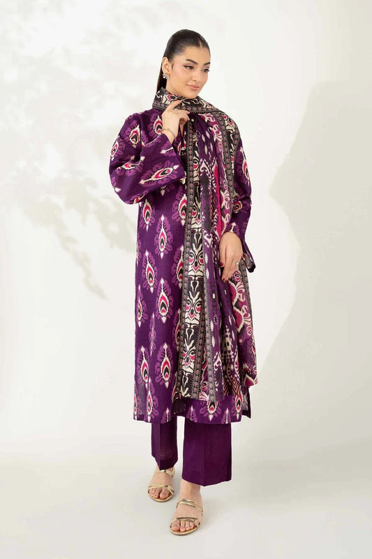 Nishat Printed Lawn 3-Piece Un-Stiched