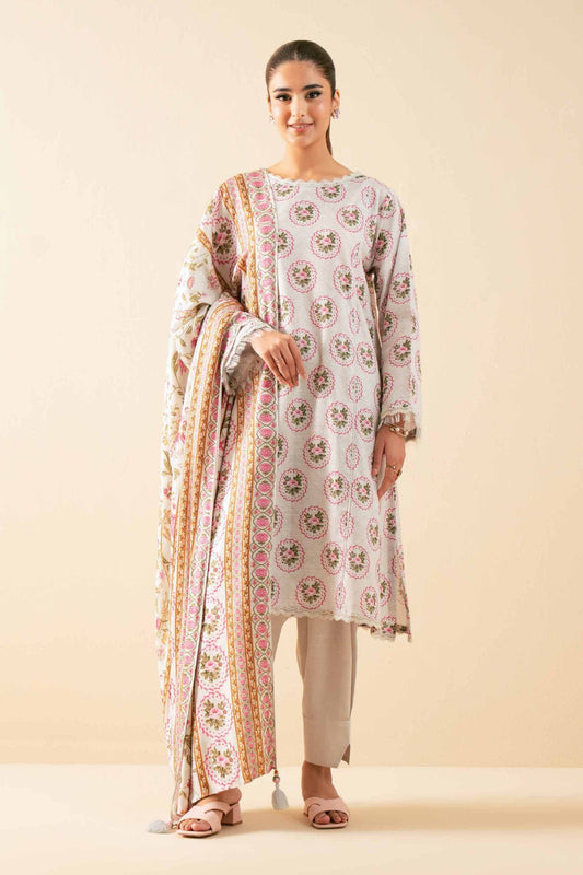 Nishat Printed Lawn 3-Piece Un-Stiched
