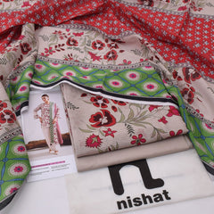 Nishat Printed Lawn 3-Piece Un-Stiched