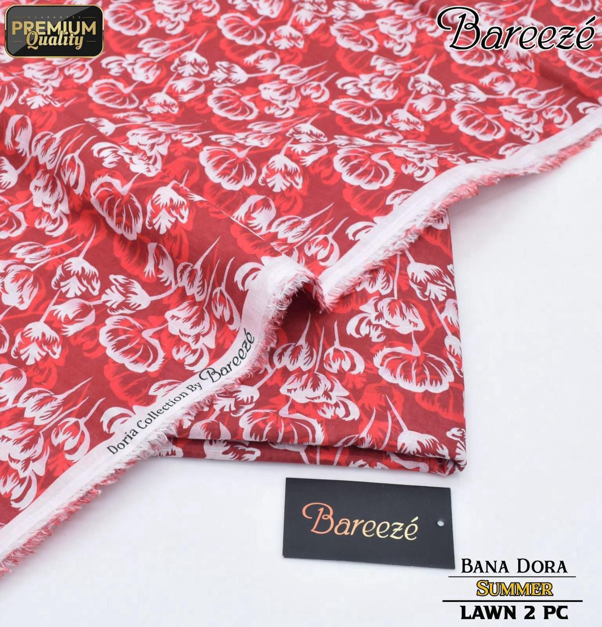 Bareeze Bana Dora Lawn Digital Printed 2-Piece Un-Stiched