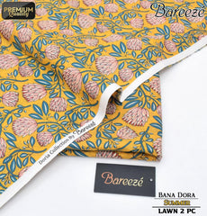 Bareeze Bana Dora Lawn Digital Printed 2-Piece Un-Stiched